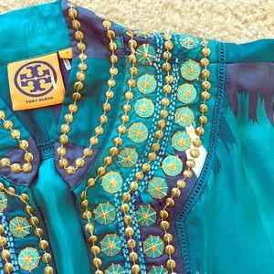 Tory Burch Women’s Silk Tunic size 8